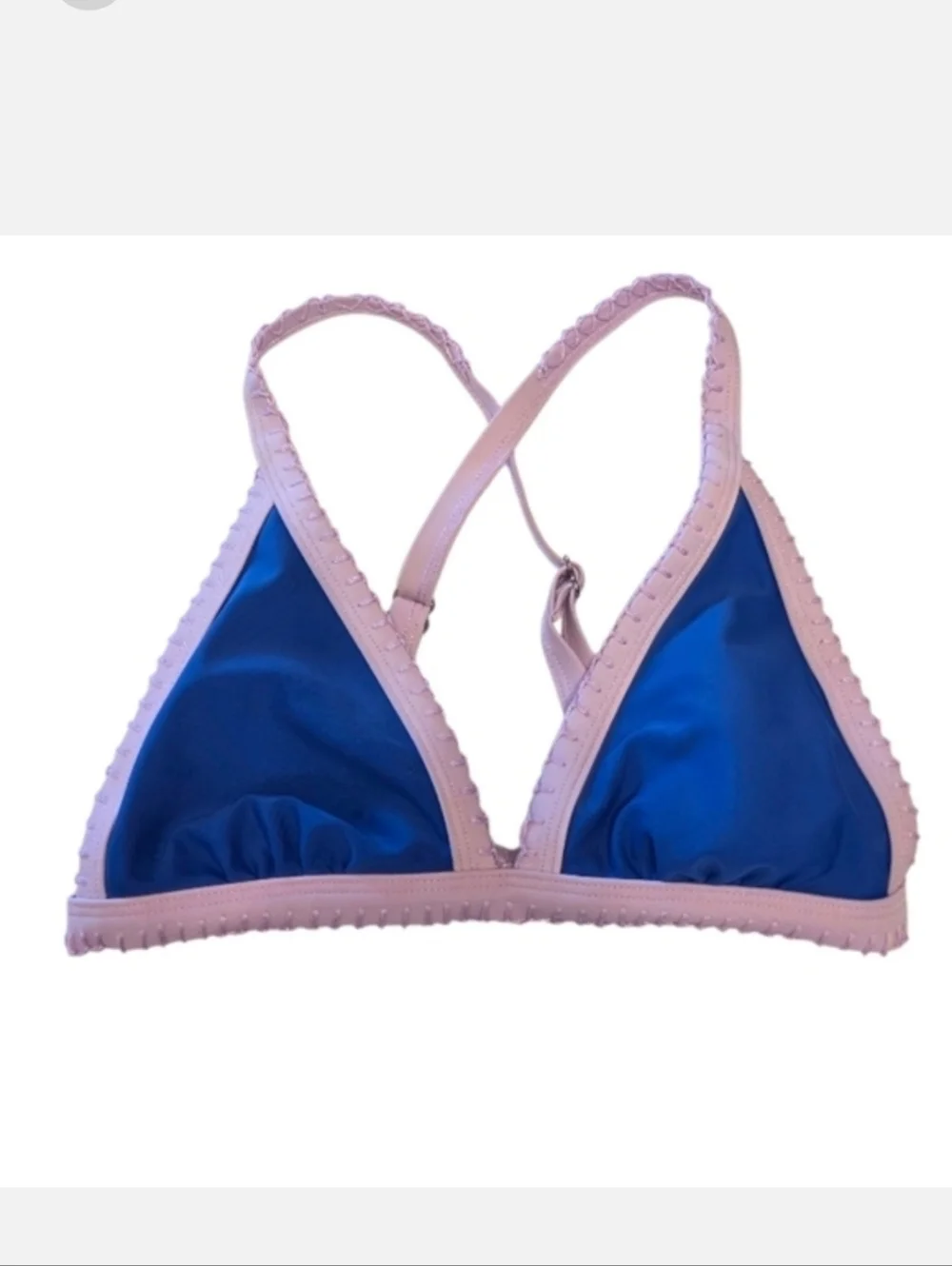 Target Y2K Beach Girlie Blue and Purple  Bikini Top 2016 Summer Aesthetic